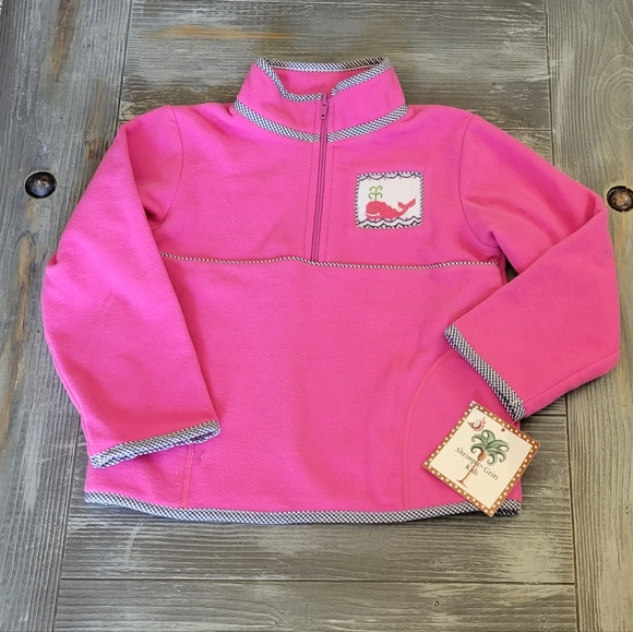 Shrimp & Grits Jackets & Coats Shrimp Grits Kids Smocked Fleece Sz M 56 Poshmark